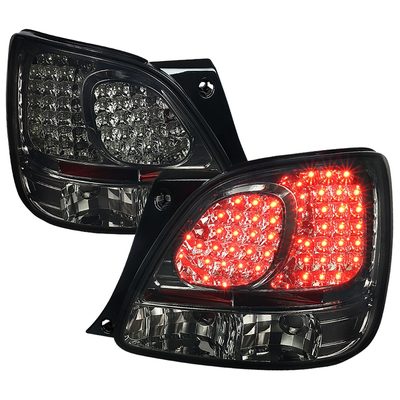 1998-2005 Lexus GS300/GS400/GS430 LED Tail Lights Chrome Housing/Smoke Lens