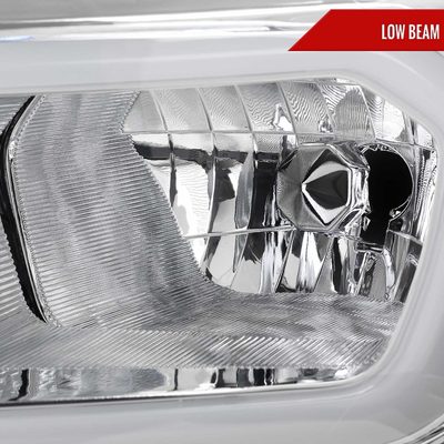 For Ford Ranger XL XLT 2019-2023 Factory Style Headlights LED Bar Turn Signal Chrome Housing Clear Lens