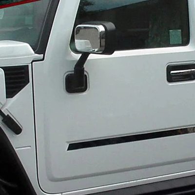 2003-2009 Hummer H2 Stainless Steel Molding Insert 4 Pcs