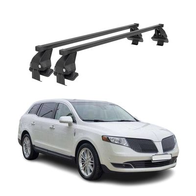 2010-2019 Lincoln MKT Roof Rack Cross Bars Black