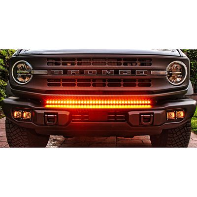 2021+ Ford Bronco Capable Bumper 40in Light Bar - Slim