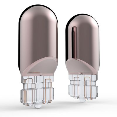 T10 Chrome Amber Light Bulbs
