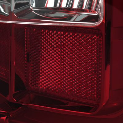 2014-2018 GMC Sierra 1500/2500HD/3500HD LED Tail Lights Chrome/Red Smoke Lens