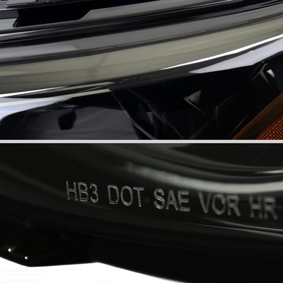 2019-2024 Chevy Malibu Factory Style Projector Headlight Matte Black/Smoke
