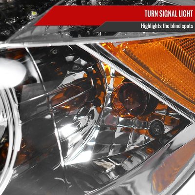 2006-2008 BMW E90 3 Series Sedan Dual Halo Headlights LED Light Chrome