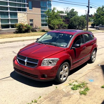 2007-2012 Dodge Caliber Dual Halo Projector Headlights Chrome/Clear Lens