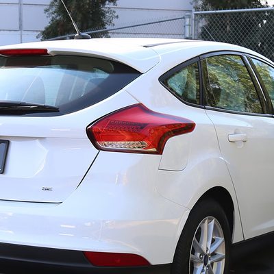 2015-2019 Ford Focus Hatchback LED Tail Lights Chrome Housing/Red Lens