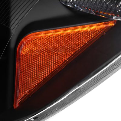 2003-2005 Toyota 4Runner Factory Style Headlights Matte Black/Clear Lens
