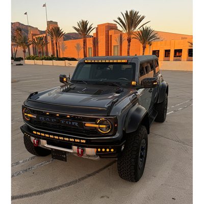 2021+ Ford Bronco Modular Bumper 40in Light Bar - PRO