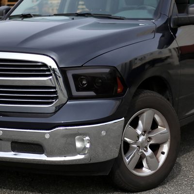 2009-2018 Dodge RAM 1500 / RAM 2500 3500 LED C-Bar Headlights Smoke
