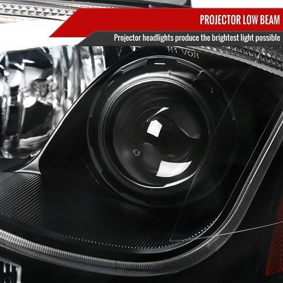 1999-2006 Audi TT LED Bar Projector Headlights Matte Black/Clear Lens
