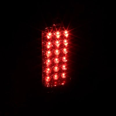 1999-2002 Chevy Silverado/ 1999-2006 GMC Sierra LED Tail Lights Chrome/Smoke