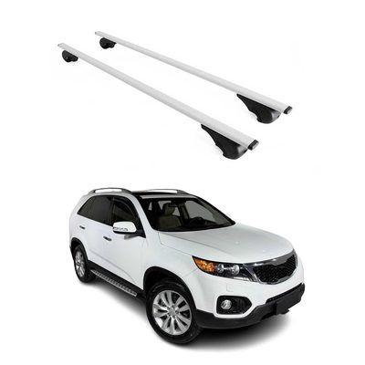 2011-2013 Kia Sorento Roof Rack Cross Bars Silver