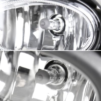 2016-2018 Honda HR-V/Vezel 12V/35W H8 Fog Lights Kit Black Bezels Chrome/Clear