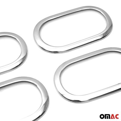 2014-2019 Smart Forfour Car Door Handle Cover Protector Stainless Steel Chrome 4 Pcs