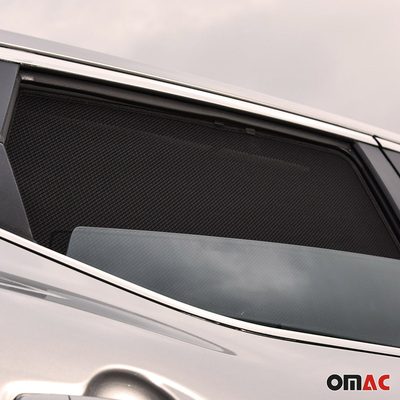 2017-2022 Kia Niro 1.gen Side Rear Window Curtain Mesh Black 2Pcs