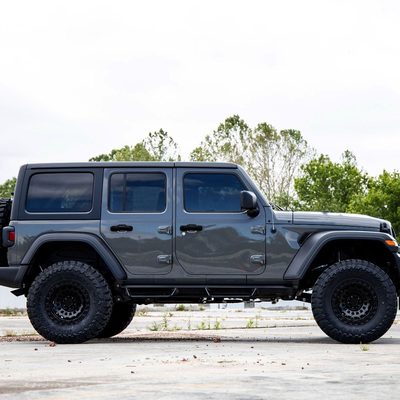 2018-2025 Jeep Wrangler JL Door Handle Cover Gloss Black 10Pcs ABS Plastic