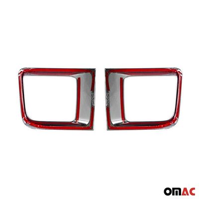 2015-2018 Jeep Renegade Front Bumper Trim Molding Dark 2 Pcs
