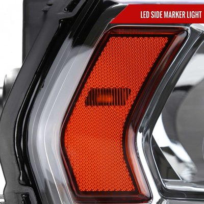 For Dodge RAM 2500 3500 2019-2024 Factory Style Crystal Headlight Passenger Side Only Chrome Housing Clear Lens