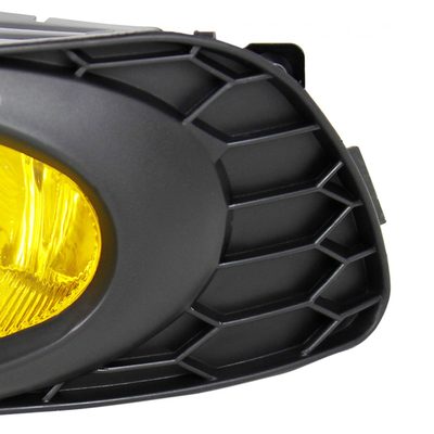 2012 Honda Civic Sedan H11 Fog Lights Kit Chrome Housing/Yellow Lens