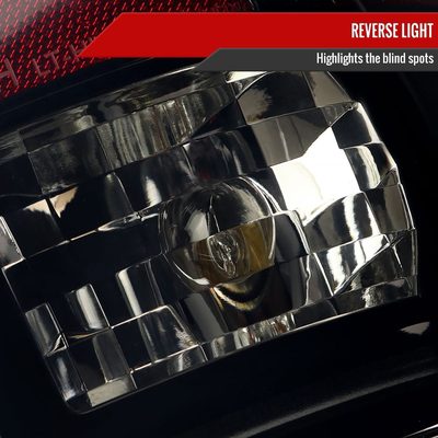2007-2009 Dodge RAM 1500/2500/3500 LED Tail Lights Glossy Black/Smoke Lens