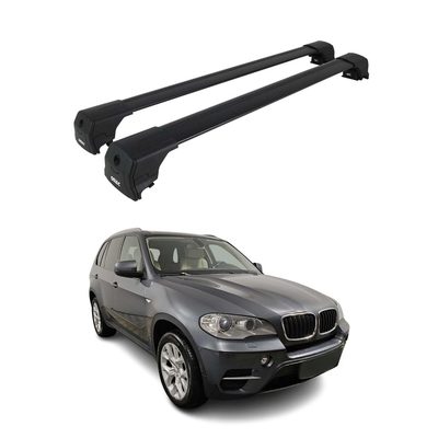 2007-2013 BMW X5 E70 Roof Rack Cross Bars Black