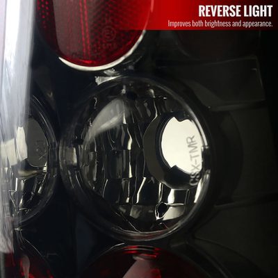 1997-2004 Dodge Dakota Tail Lights Chrome Housing/Smoke Lens