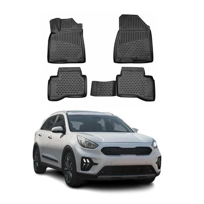 2017-2022 Kia Niro 1.gen Plug-in Hybrid Floor Mats Liners Full Set All Weather