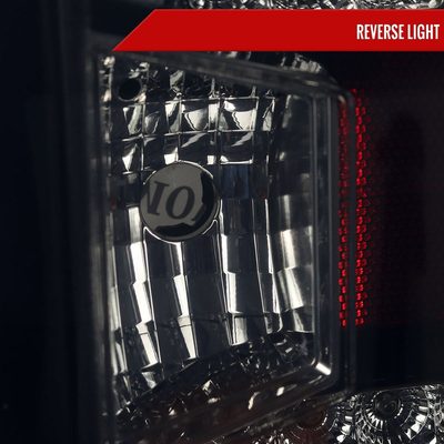 2014-2018 Chevy Silverado 1500 2500HD 3500HD/ Sierra LED Tail Lights Black