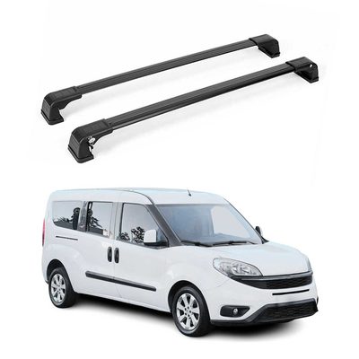 2015-2022 RAM ProMaster City Roof Rack Cross Bars Black