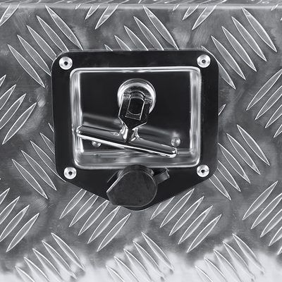 Universal 24" Heavy Duty Underbody Truck Tool Box w/ T-Handle Latch Lock & Keys