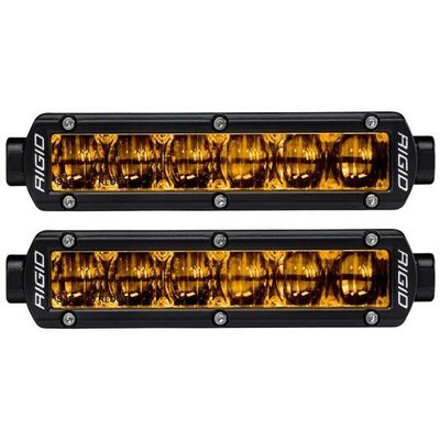 Rigid Industries SR-6" SR-Series Pro Dot/SAE Par De Luces Para Niebla Selectivas Amarillo