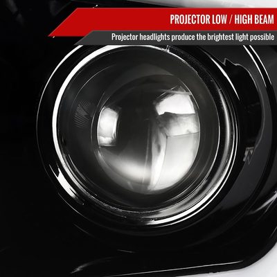 2014-2021 Toyota Tundra LED CBar Projector Headlights Signal Lights Jet Black