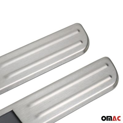 Lexus SC Door Sill Scuff Plate Illuminated Sport Stainless Steel Silver 2 Pcs