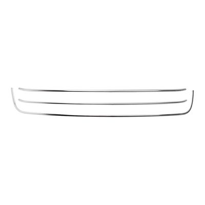 2010-2016 VW Amarok Front Bumper Grill Trim Molding Stainless Steel Silver 3 Pcs