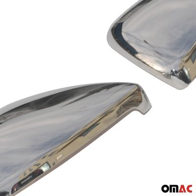 2015-2021 VW Golf Mk7 Side Mirror Cover Caps Stainless Steel Silver 2 Pcs