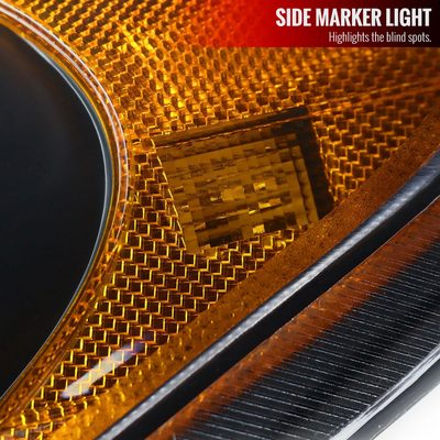 2010-2012 Hyundai Genesis Coupe Sequential LED Bar Projector Headlights Black