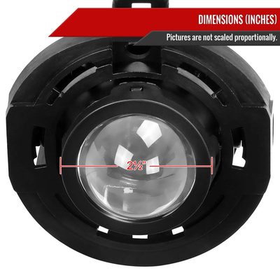 2011-2019 Chrysler 200/300 /Challenger / Jeep Grand Cherokee Fog Lights Chrome