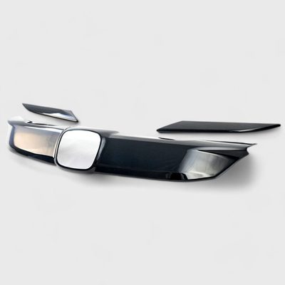 2019-2022 Honda HR-V Grille Overlay Gloss Black 3Pcs ABS Plastic