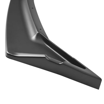 2019-2021 Honda Civic Sedan Matte Black 3Pcs Front Bumper Lip Spoiler Set