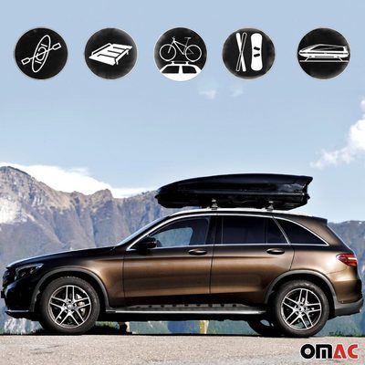 2015-2026 BMW X6 F16 / X6 G06 Roof Racks Cross Bars Silver