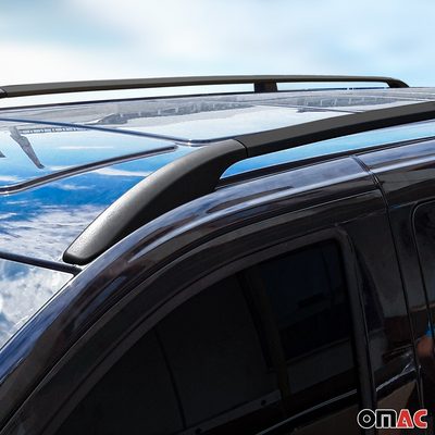 2016-2023 Mercedes Metris L2 MWB Roof Racks & Roof Rails Black Set