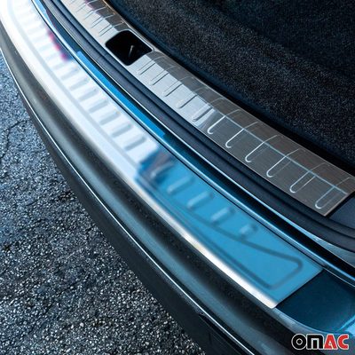 2018-2024 VW Tiguan Trunk Sill Cover Bumper Guard Protector Stainless Steel Brushed