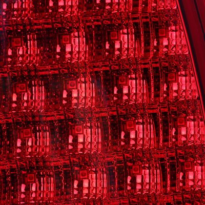 2007-2013 GMC Sierra 1500 2500HD 3500HD C-Bar LED Tail Lights Chrome/Red Clear