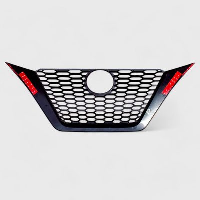 2019-2022 Nissan Altima Grille Overlay Gloss Black 1Pcs ABS Plastic