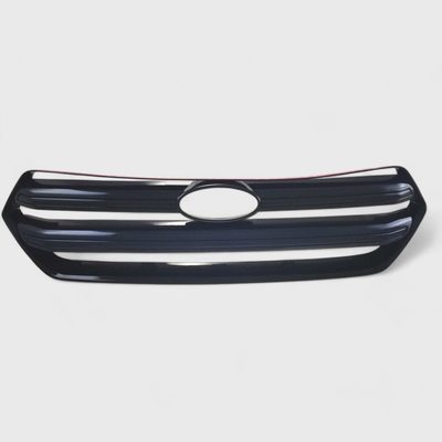 2017-2019 Ford Escape Grille Overlay Gloss Black 1Pcs ABS Plastic