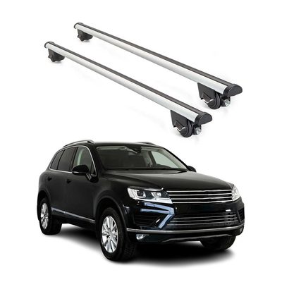 2011-2018 VW Touareg Roof Rack Cross Bars Silver