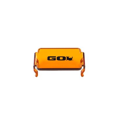 Cubierta para faros Go Rhino RECTANGLE de 2 Leds Ambar