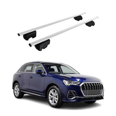 2019-2025 Audi Q3 2.gen Roof Rack Cross Bars Silver