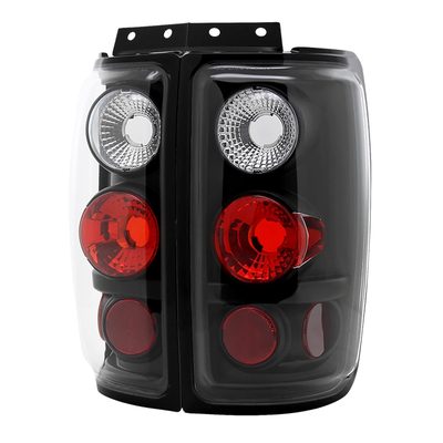 1997-2002 Ford Expedition Tail Lights Matte Black Housing/Clear Lens
